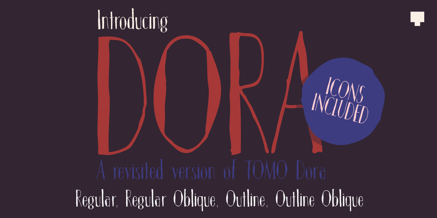 Przykładowa czcionka TOMO Dora Sans #1